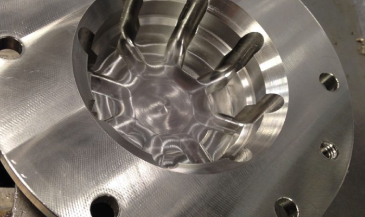 Industrial machined metal part